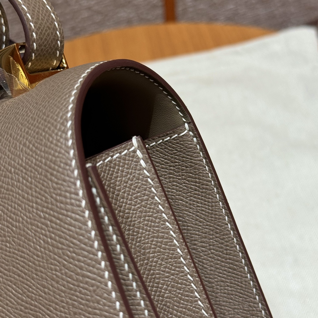 Hermès Constance 24 Etoupe Epsom