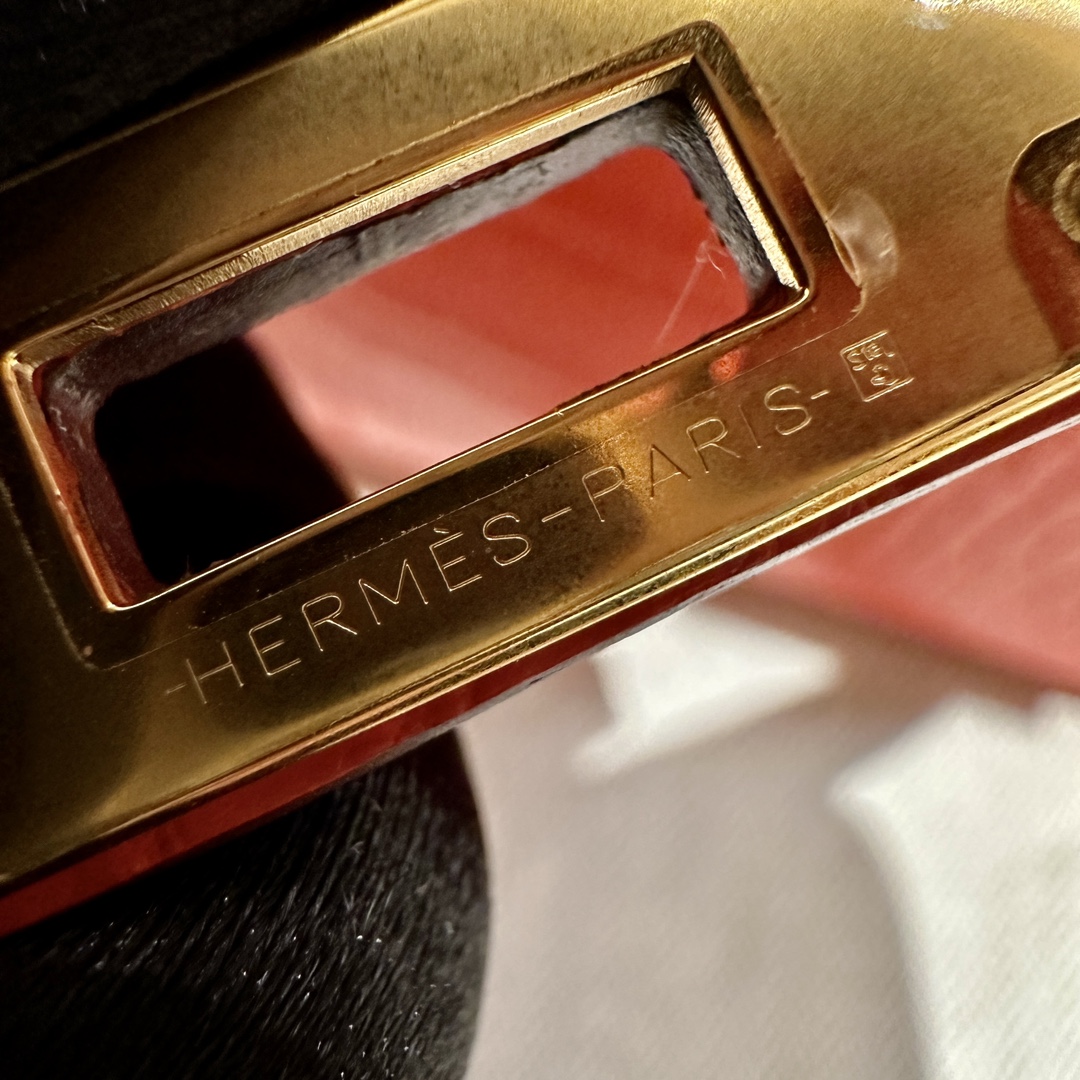 Hermès  Kelly Pochette 1 Orange Alligator🐊