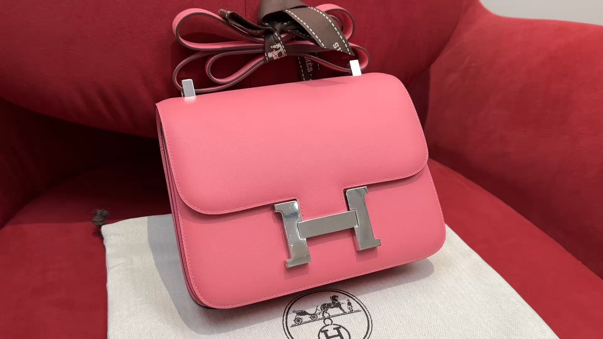 Hermès Constance 24 Summer Pink Swift