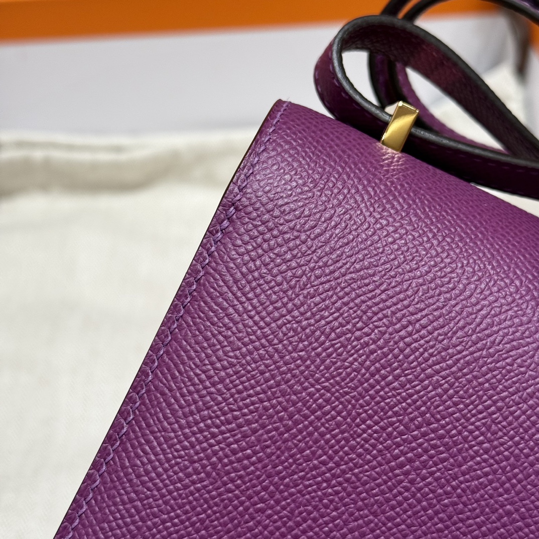 Hermès Constance 19 Anemone Epsom