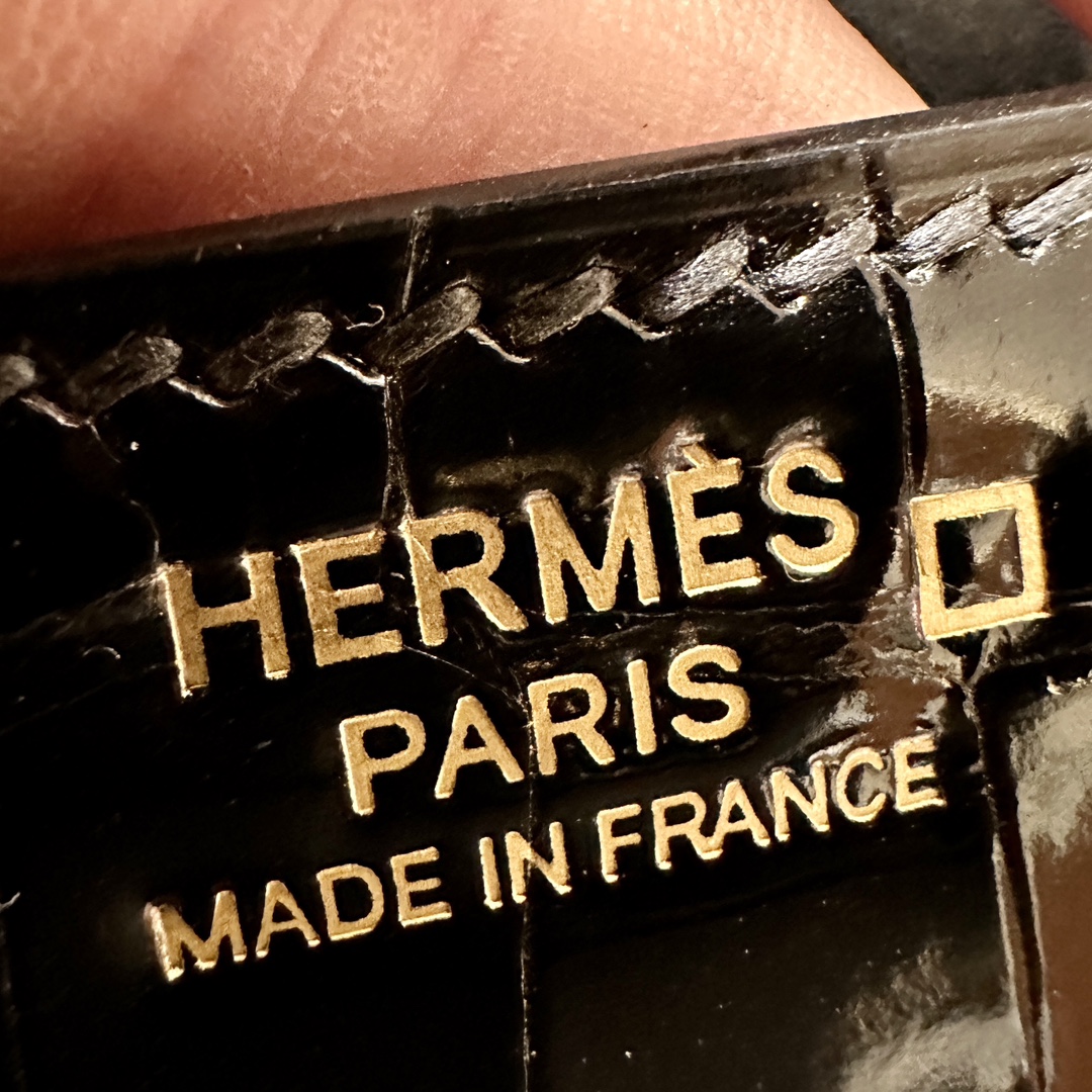 Hermès Constance 19 Black Alligator🐊