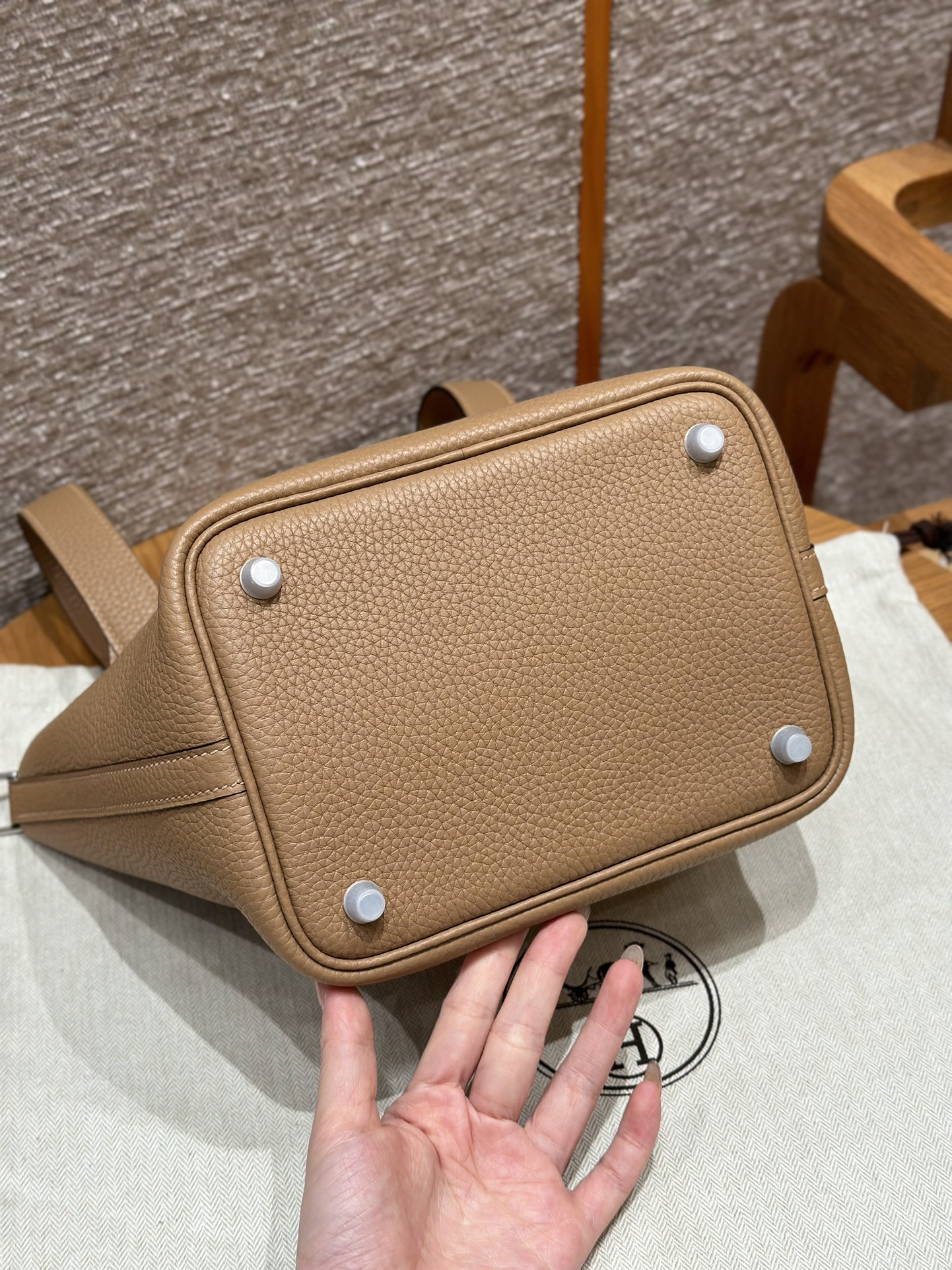 Hermès  Picotin lock  18 Chai Clemence