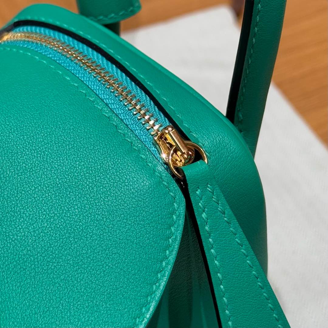 Hermès  Lindy 19  Menthe Swift