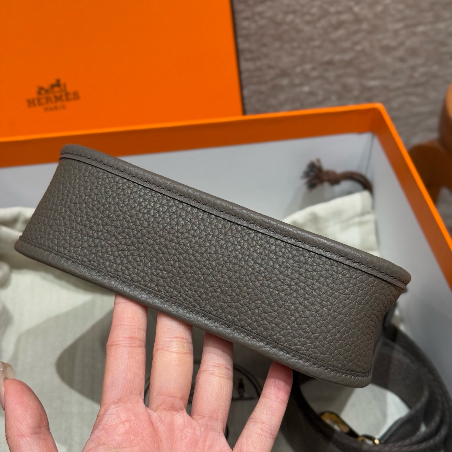 Hermès  Evelyne 16 Gris Etain Clemence