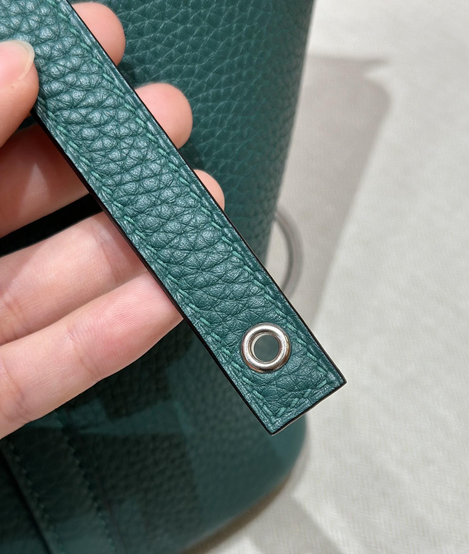 Hermès  Picotin lock  18  Malachite Clemence