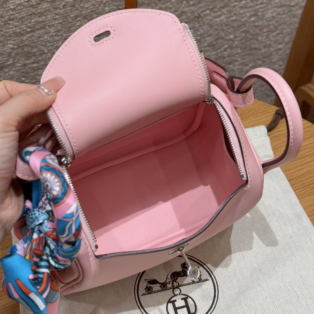 Hermès  Lindy 19  Rose Sakura  Swift