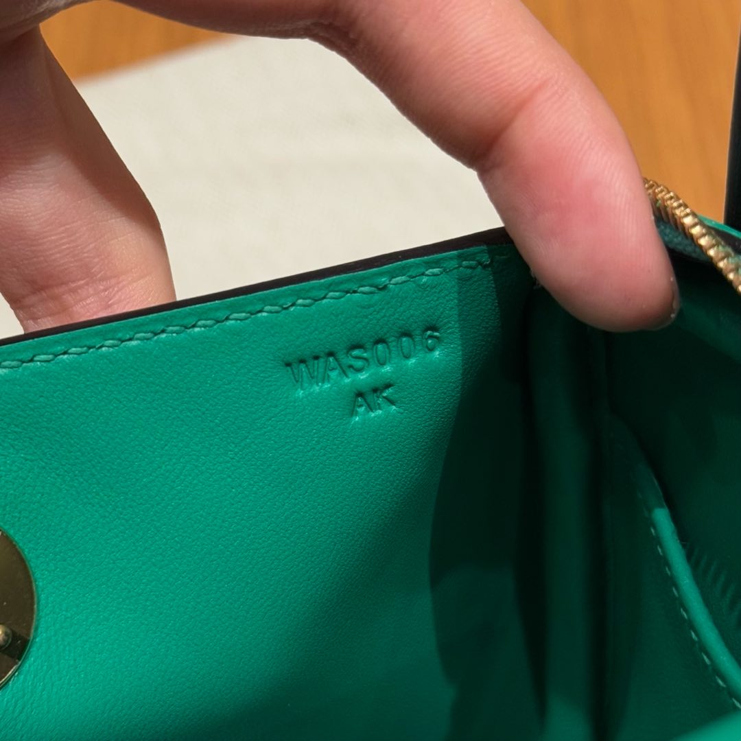 Hermès  Lindy 19  Menthe Swift