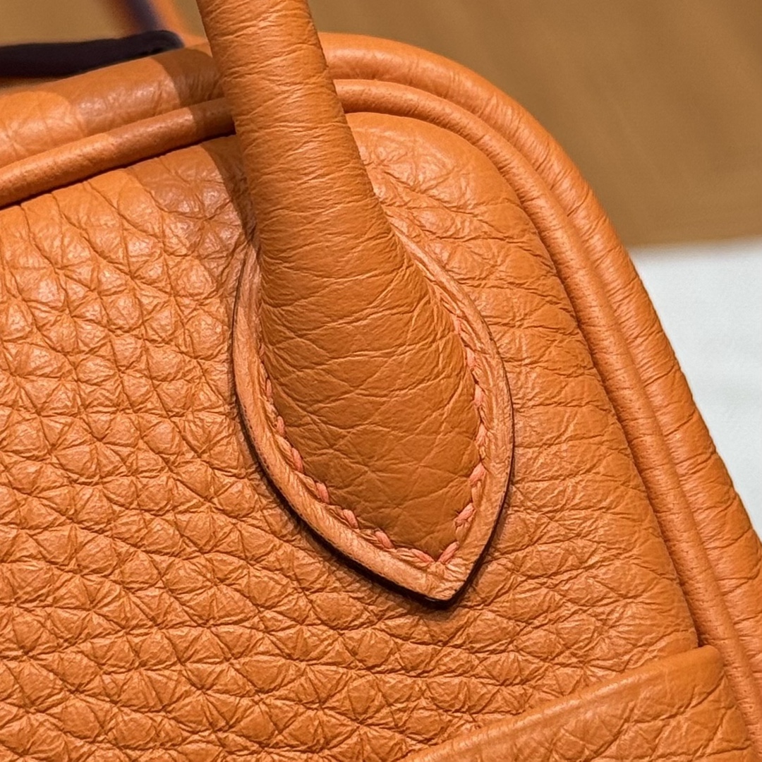 Hermès  Lindy 19 Orange Clemence