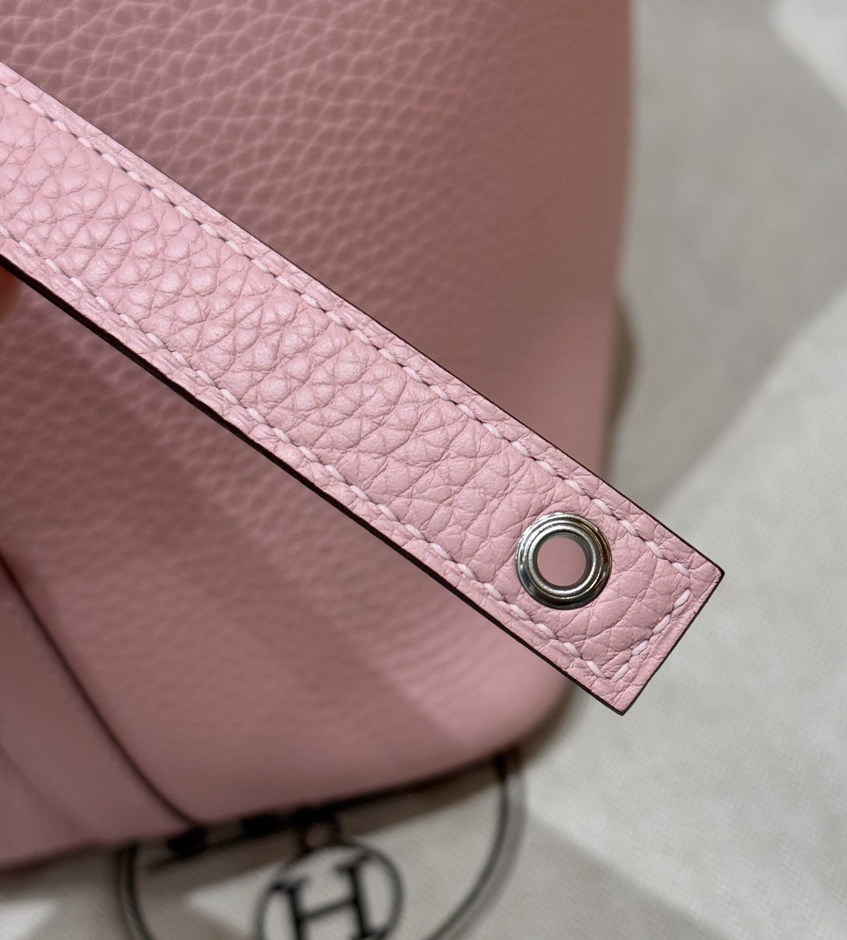 Hermès  Picotin lock  18 Rose sakura Clemence