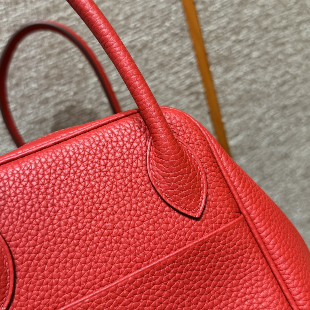 Hermès  Lindy 30 Rouge casaque Clemence