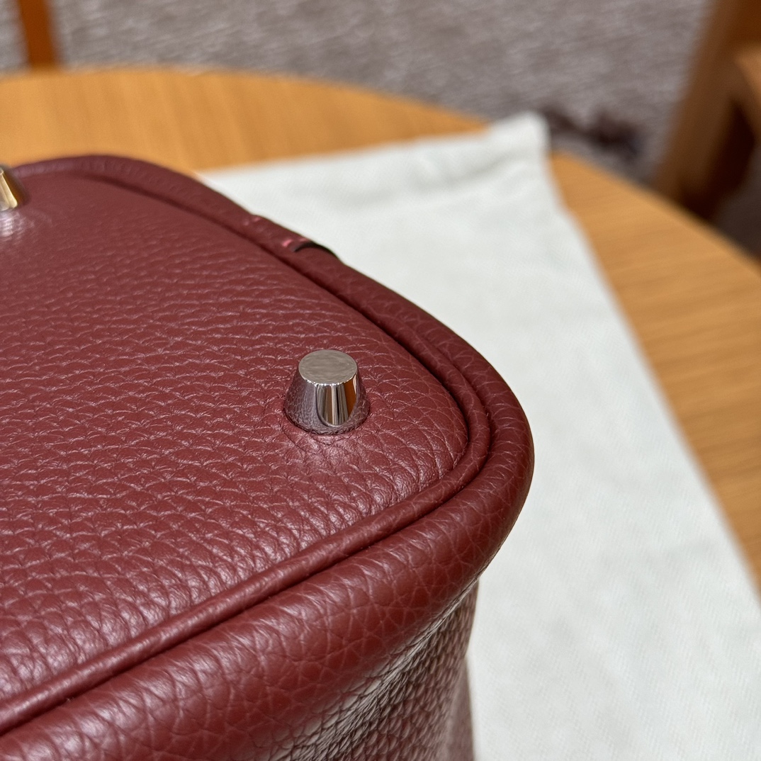 Hermès  Picotin lock 18 Rouge H Clemence