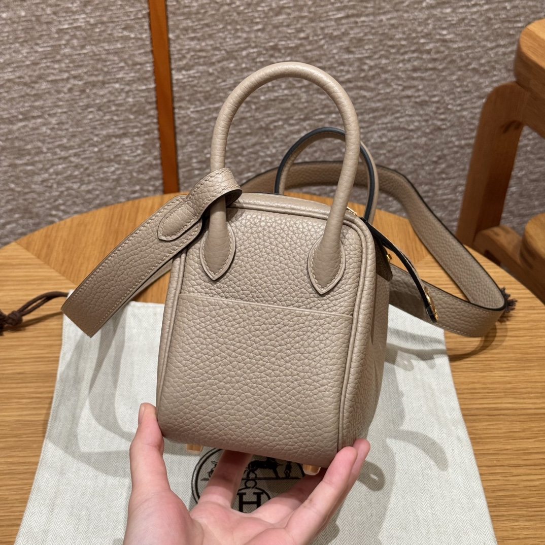 Hermès  Lindy 19 Gris tourterelle Clemence