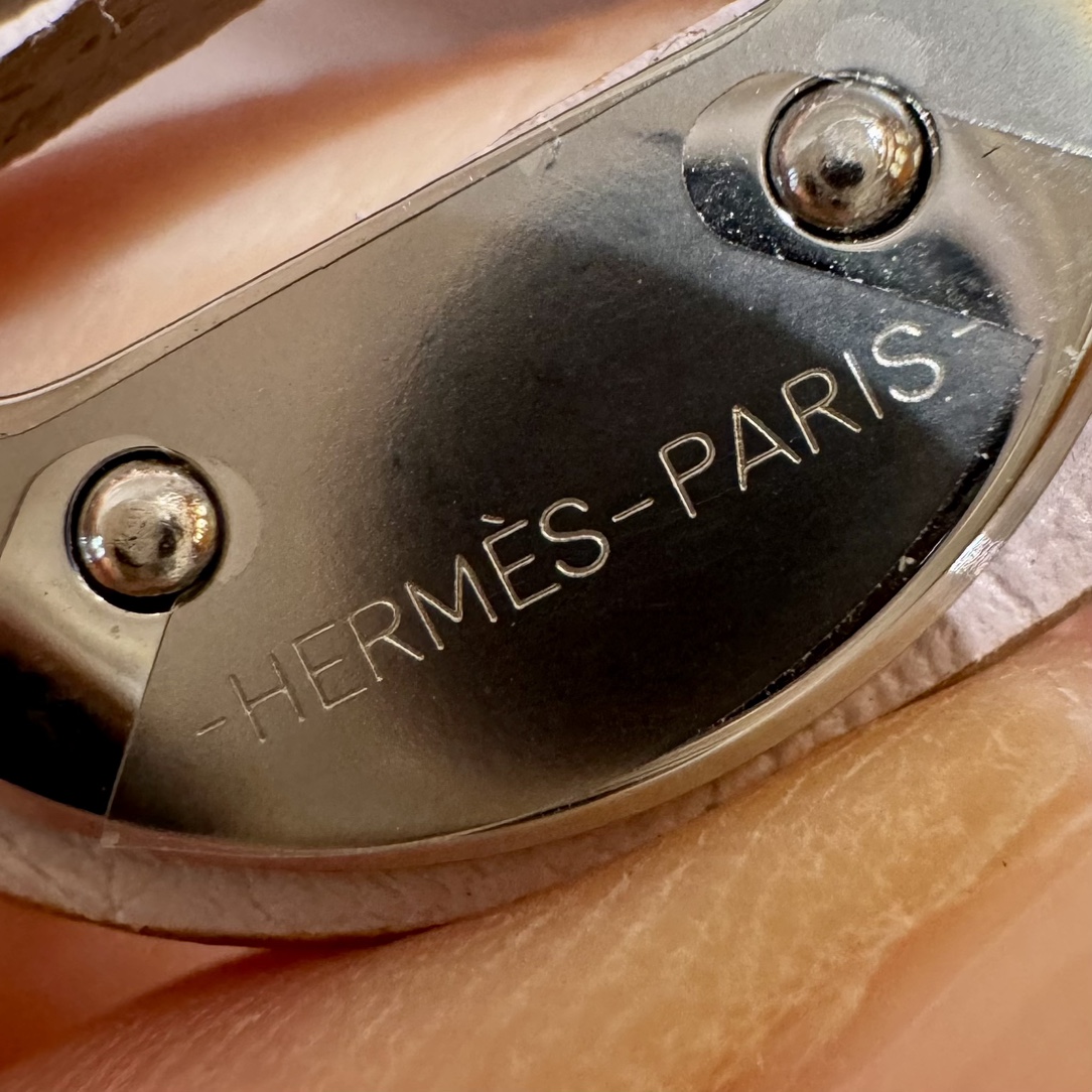 Hermès  Lindy 19  Mauve pale Swift