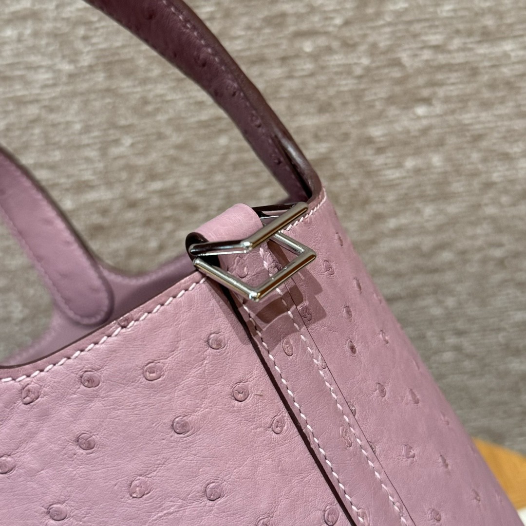 Hermès  Picotin lock 18 Cyclaen KK ostrich imported