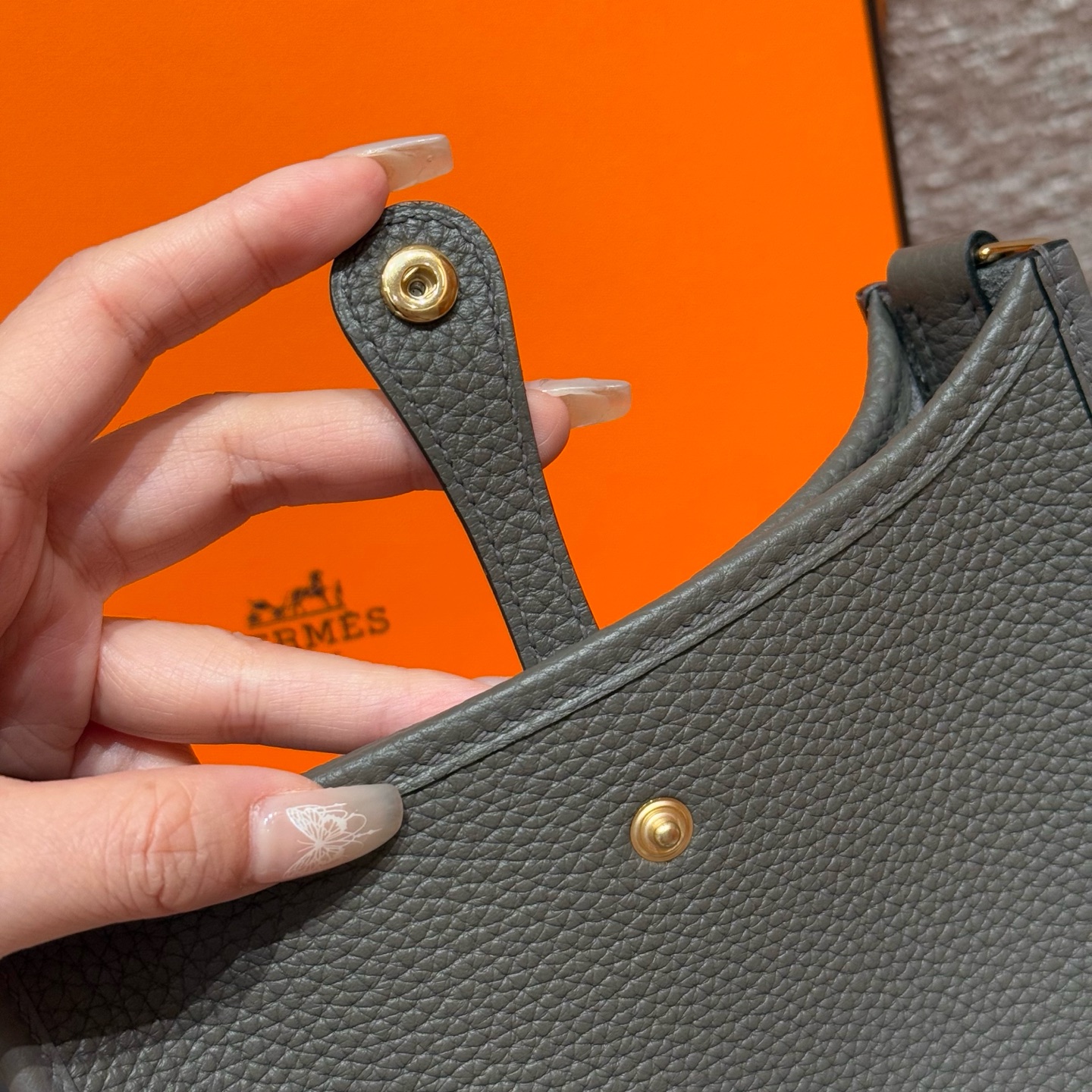 Hermès  Evelyne 16 Gris Etain Clemence