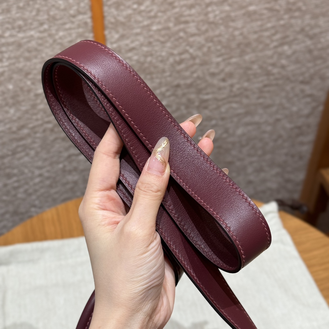 Hermès  Lindy 19 Bordeaux Swift
