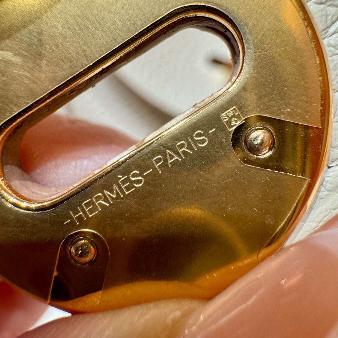 Hermès  Lindy 26 Craie Clemence