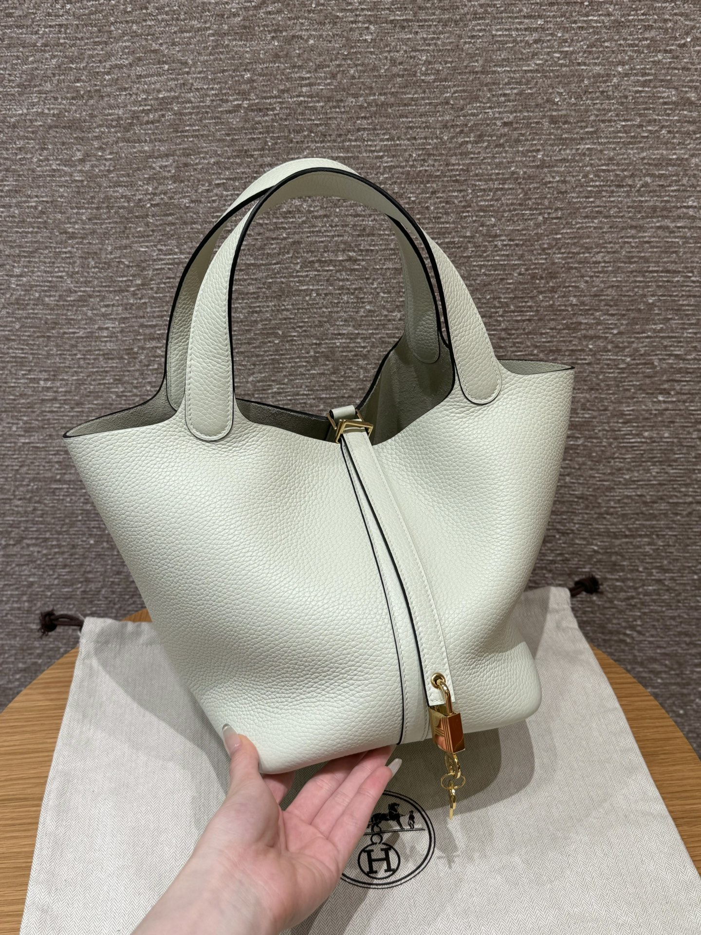 Hermès  Picotin lock 22 Vert Fizz Clemence