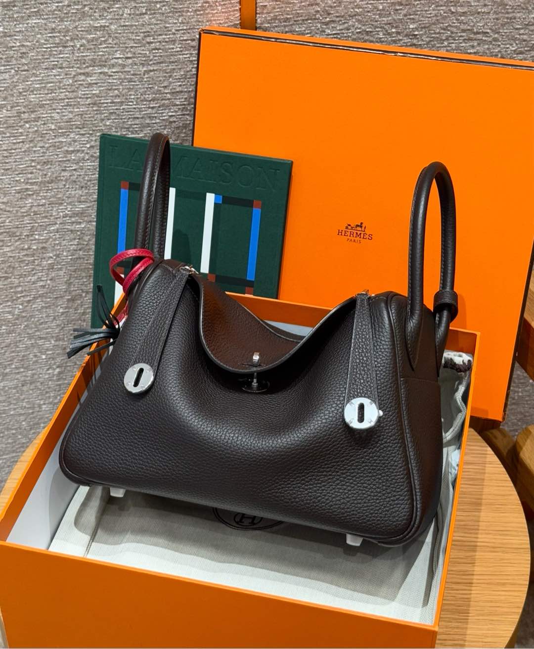 Hermès  Lindy30  Macassar clemence