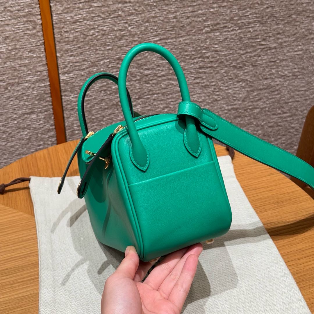 Hermès  Lindy 19  Menthe Swift