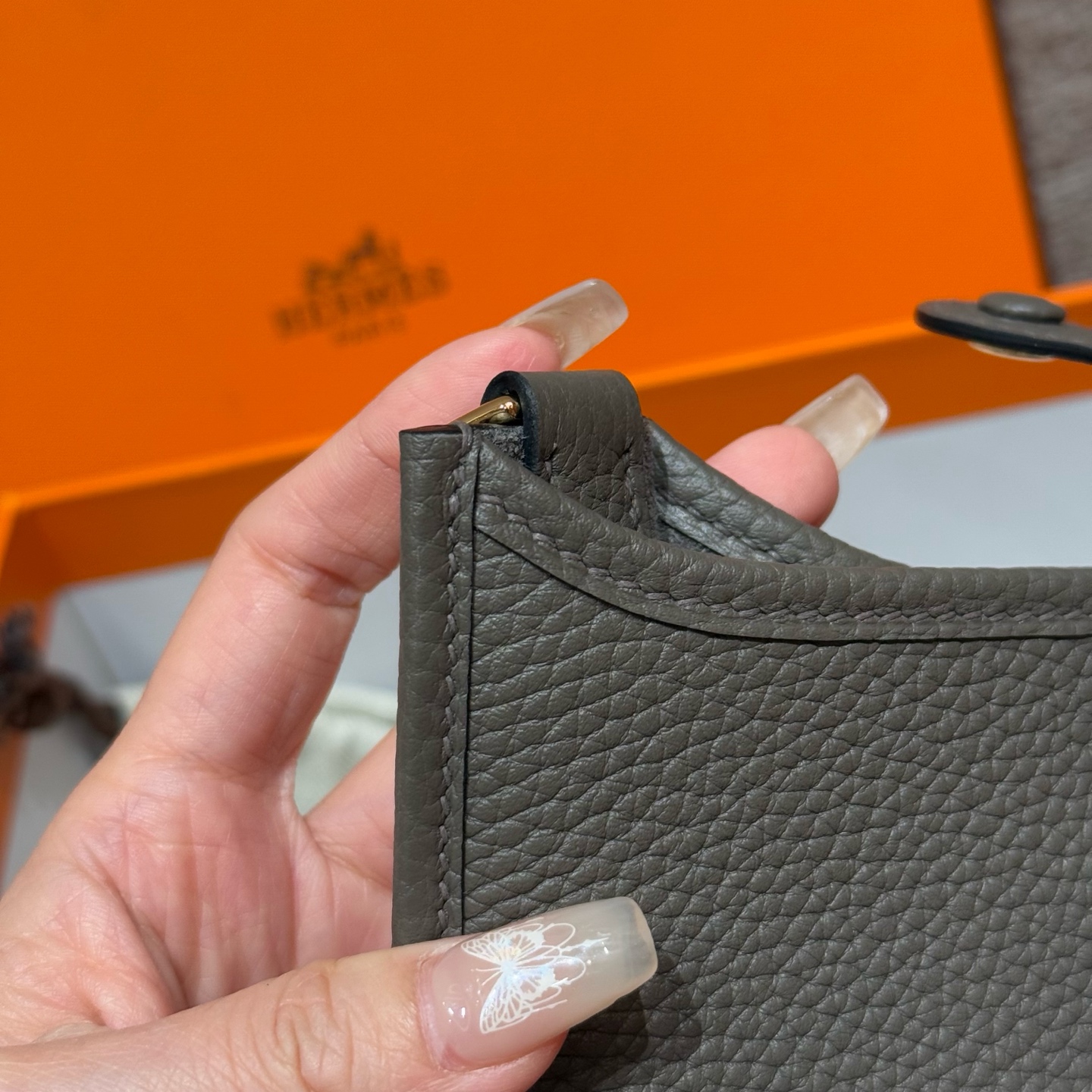 Hermès  Evelyne 16 Gris Etain Clemence