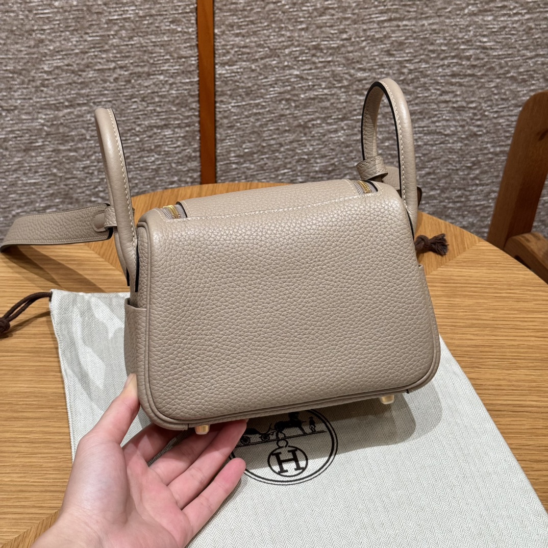 Hermès  Lindy 19 Gris tourterelle Clemence