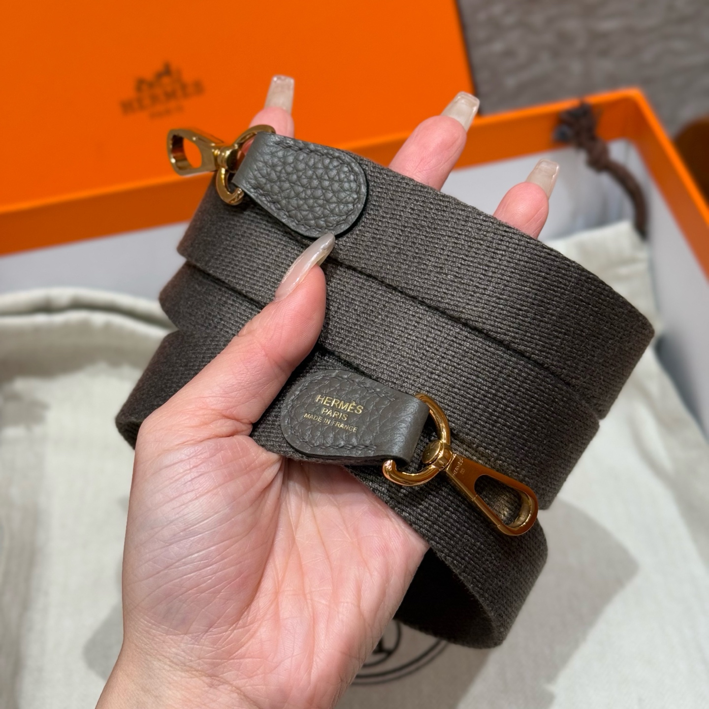 Hermès  Evelyne 16 Gris Etain Clemence