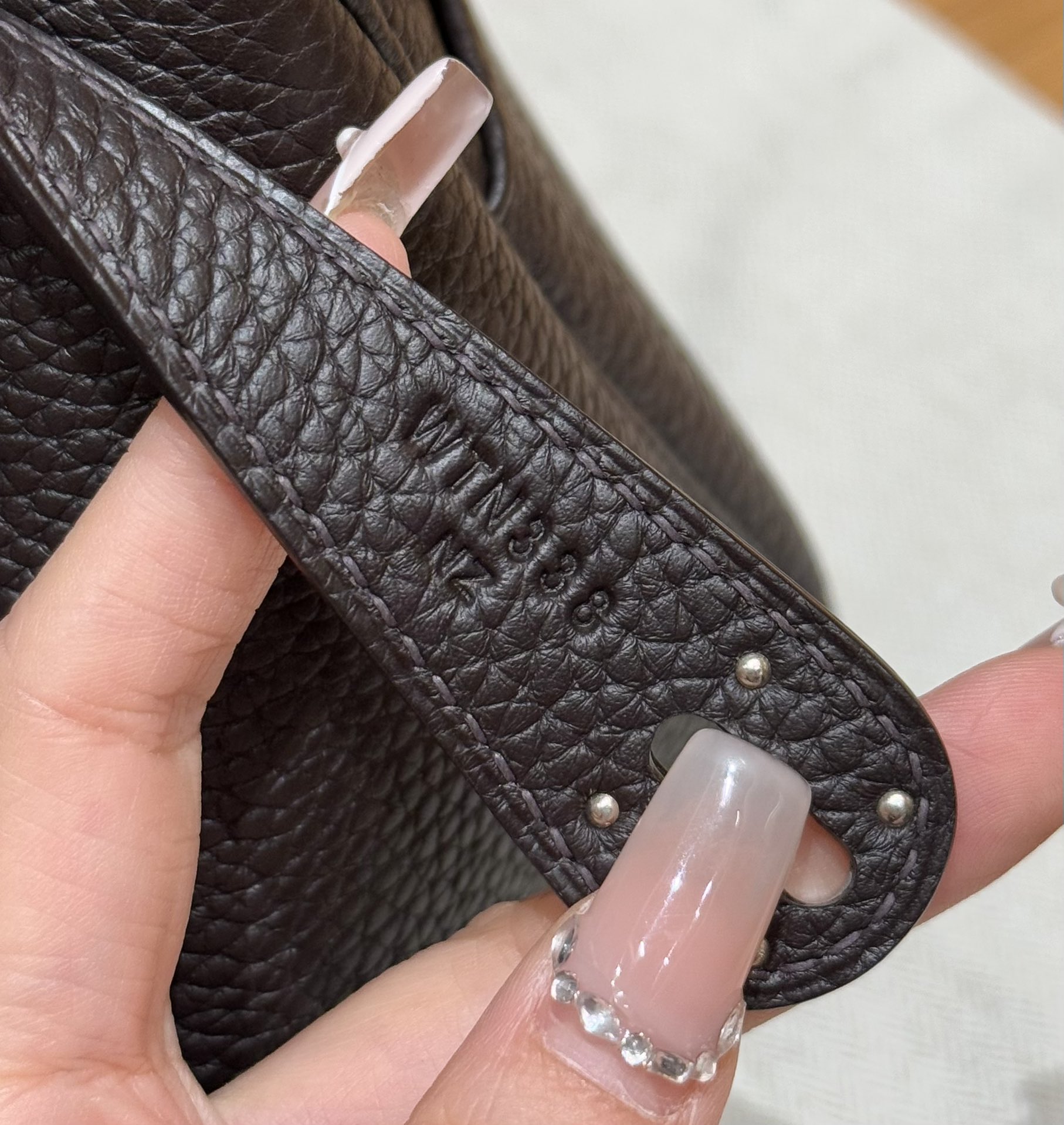 Hermès  Lindy 26 Macassar  Clemence