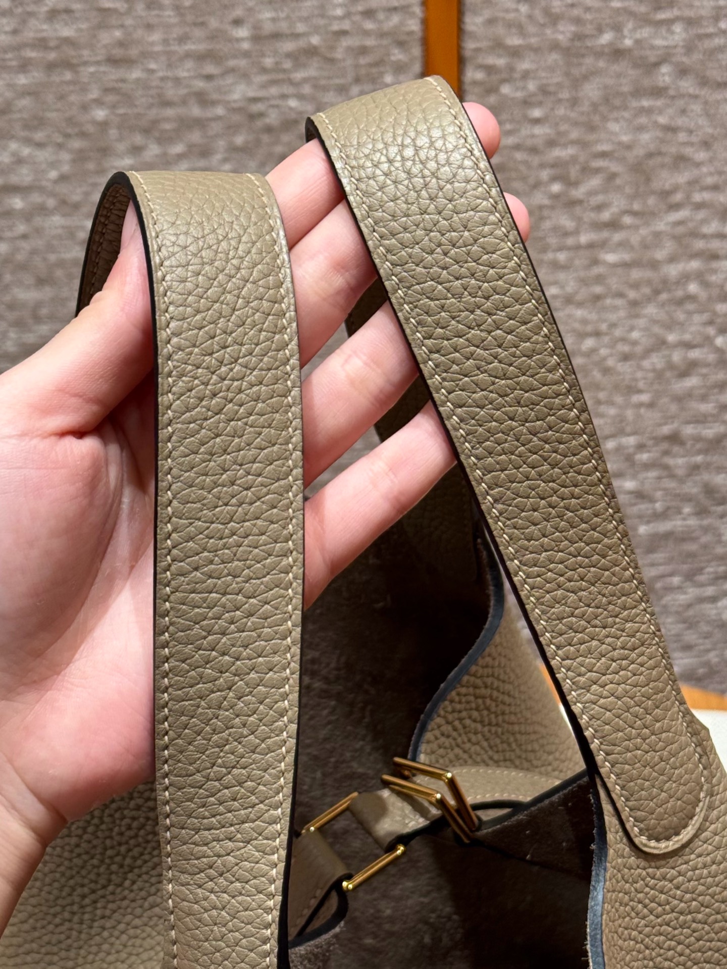 Hermès  Picotin lock 22 Beige Marfa Clemence