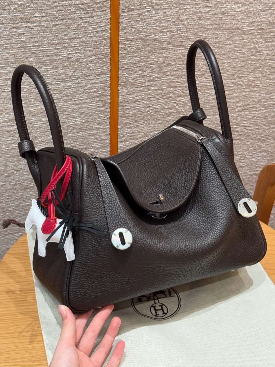 Hermès  Lindy30  Macassar clemence