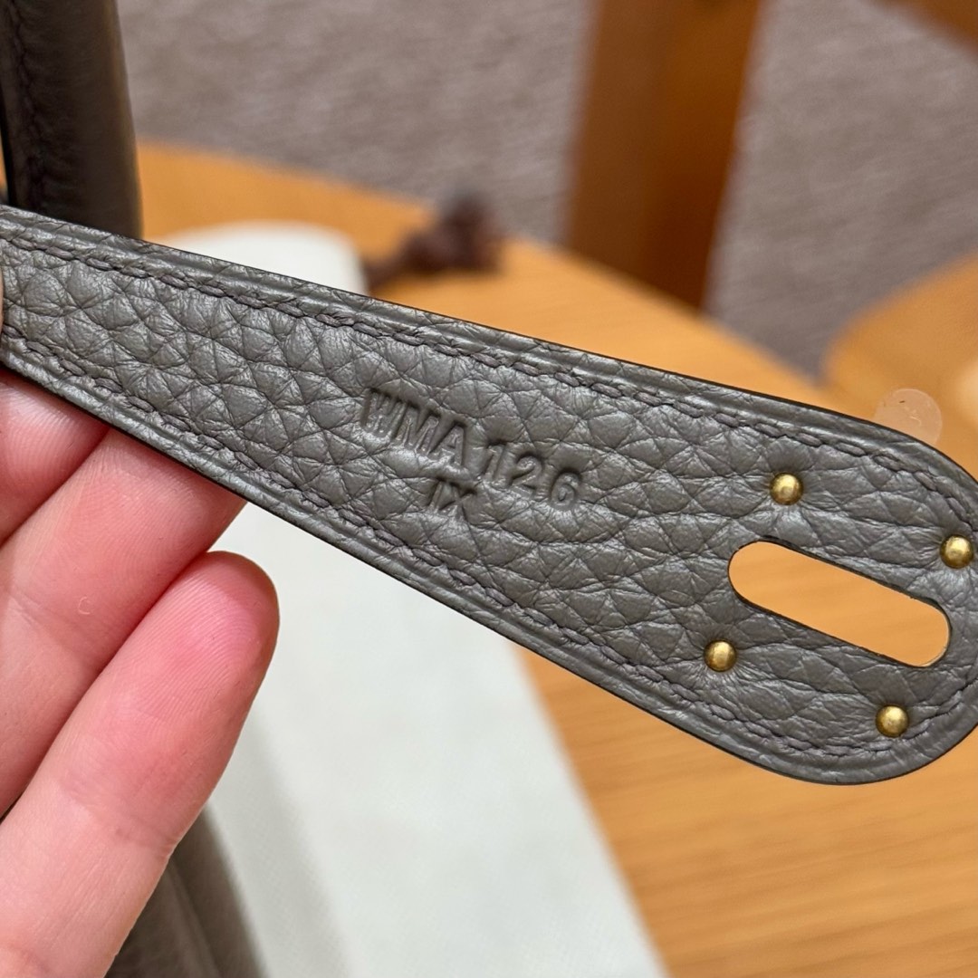 Hermès  Lindy 26  Girs etain Clemence