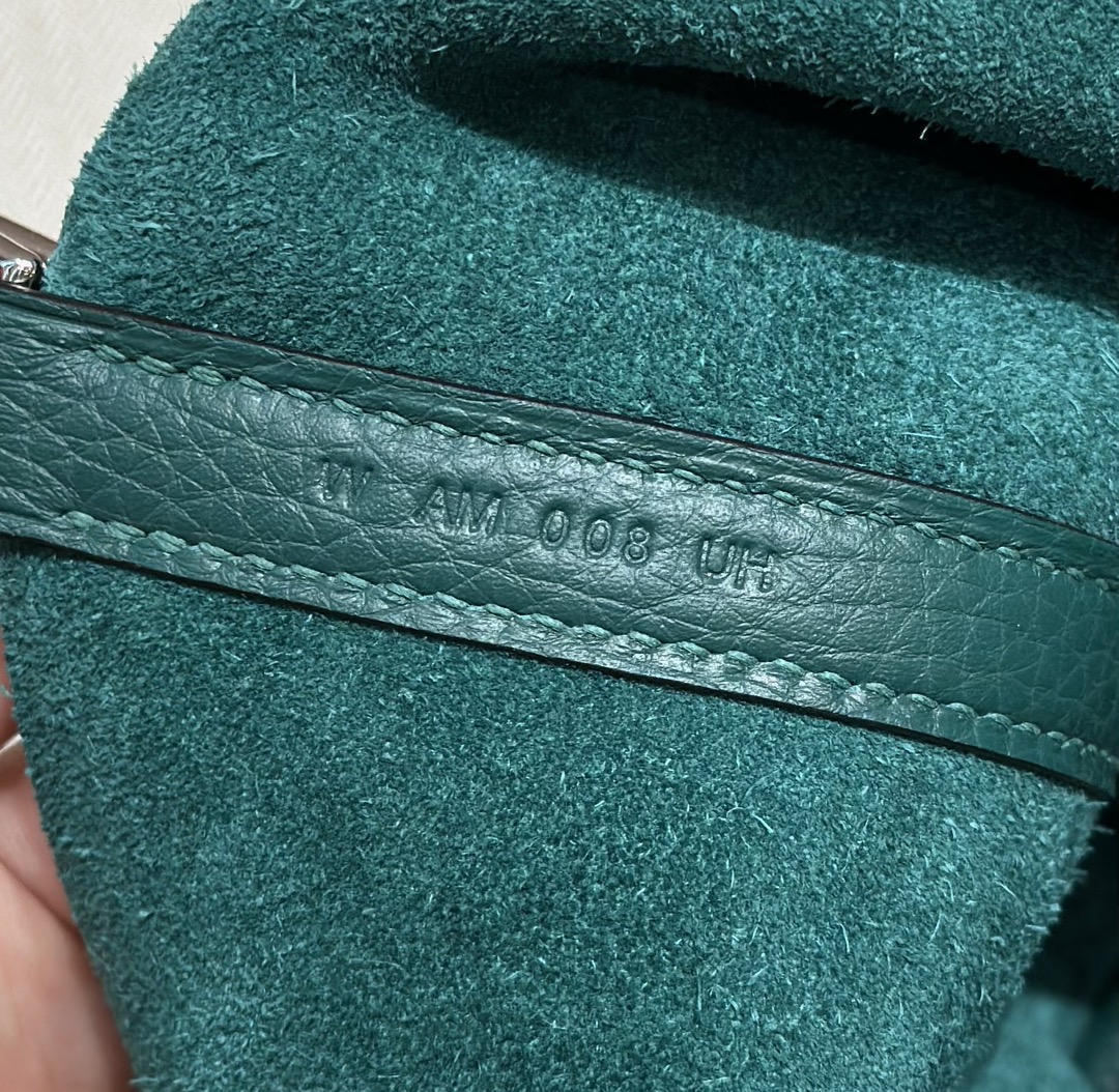 Hermès  Picotin lock  18  Malachite Clemence