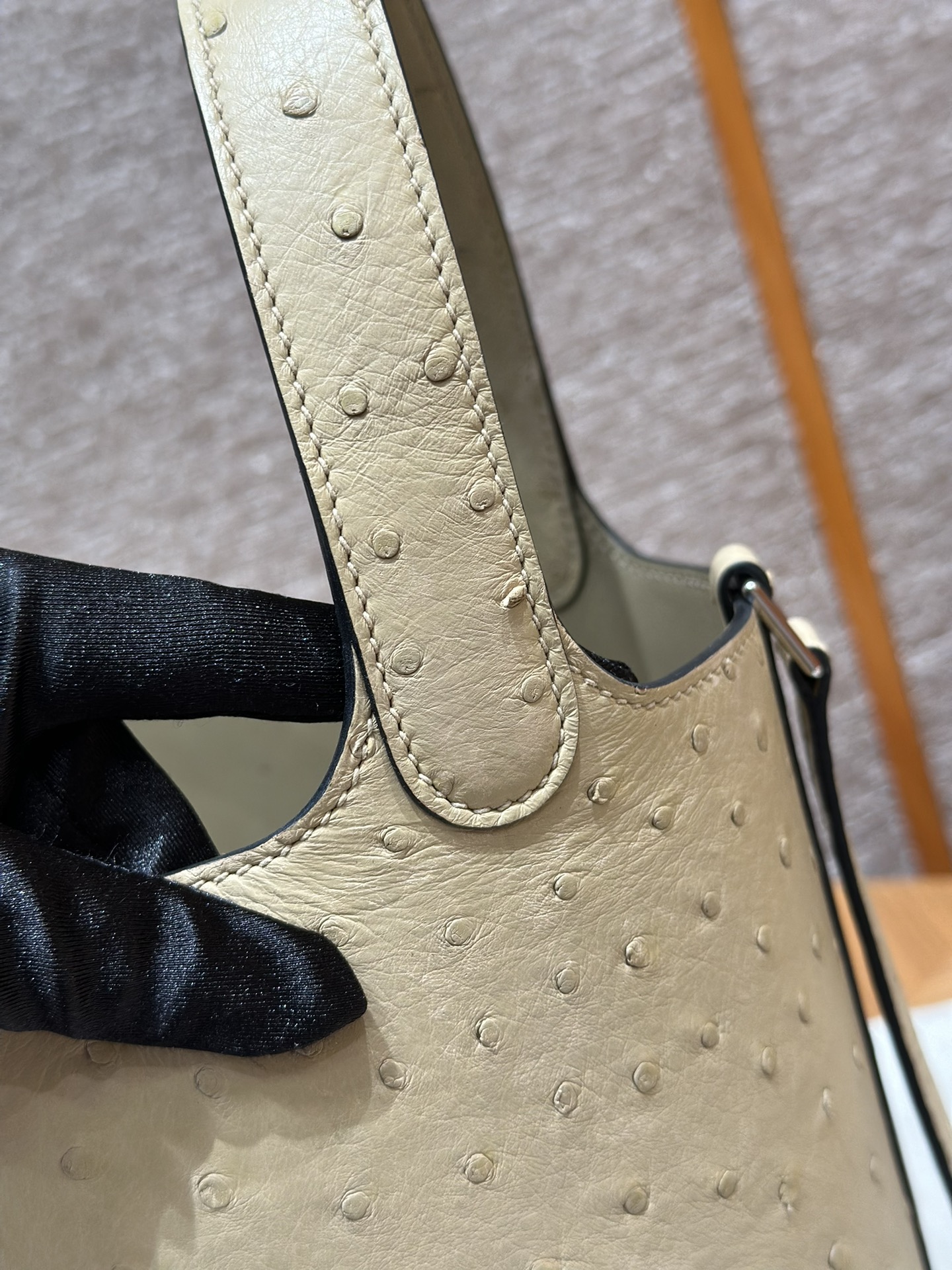 Hermès  Picotin lock  18 Trench KK ostrich Imported