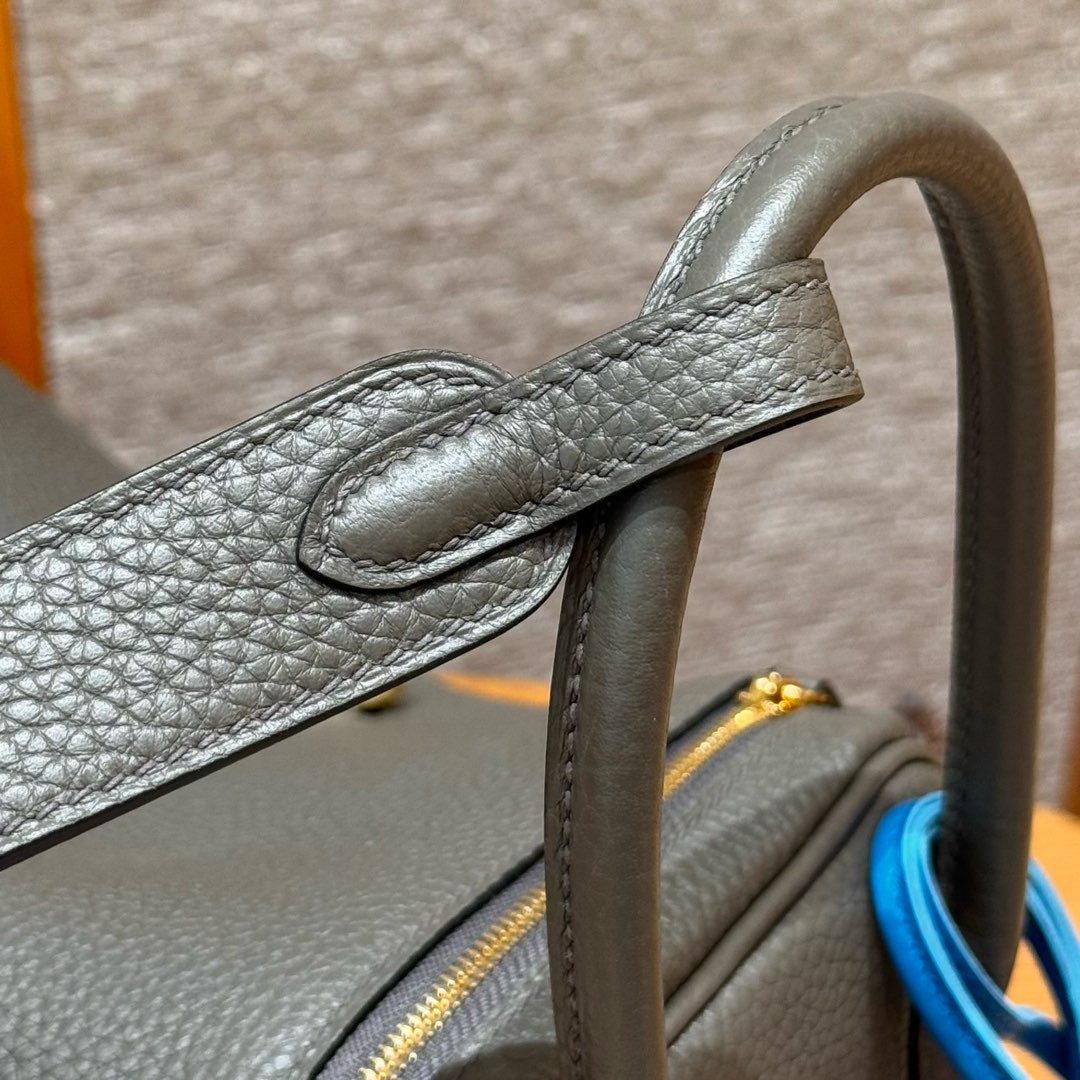 Hermès  Lindy 26  Girs etain Clemence