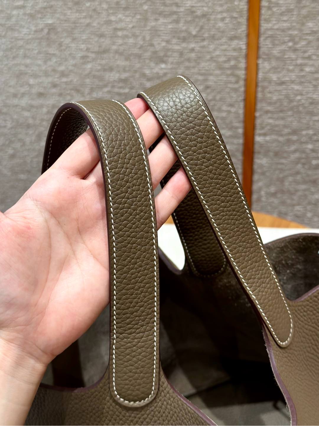 Hermès  Picotin lock 18 Etoupe Clemence