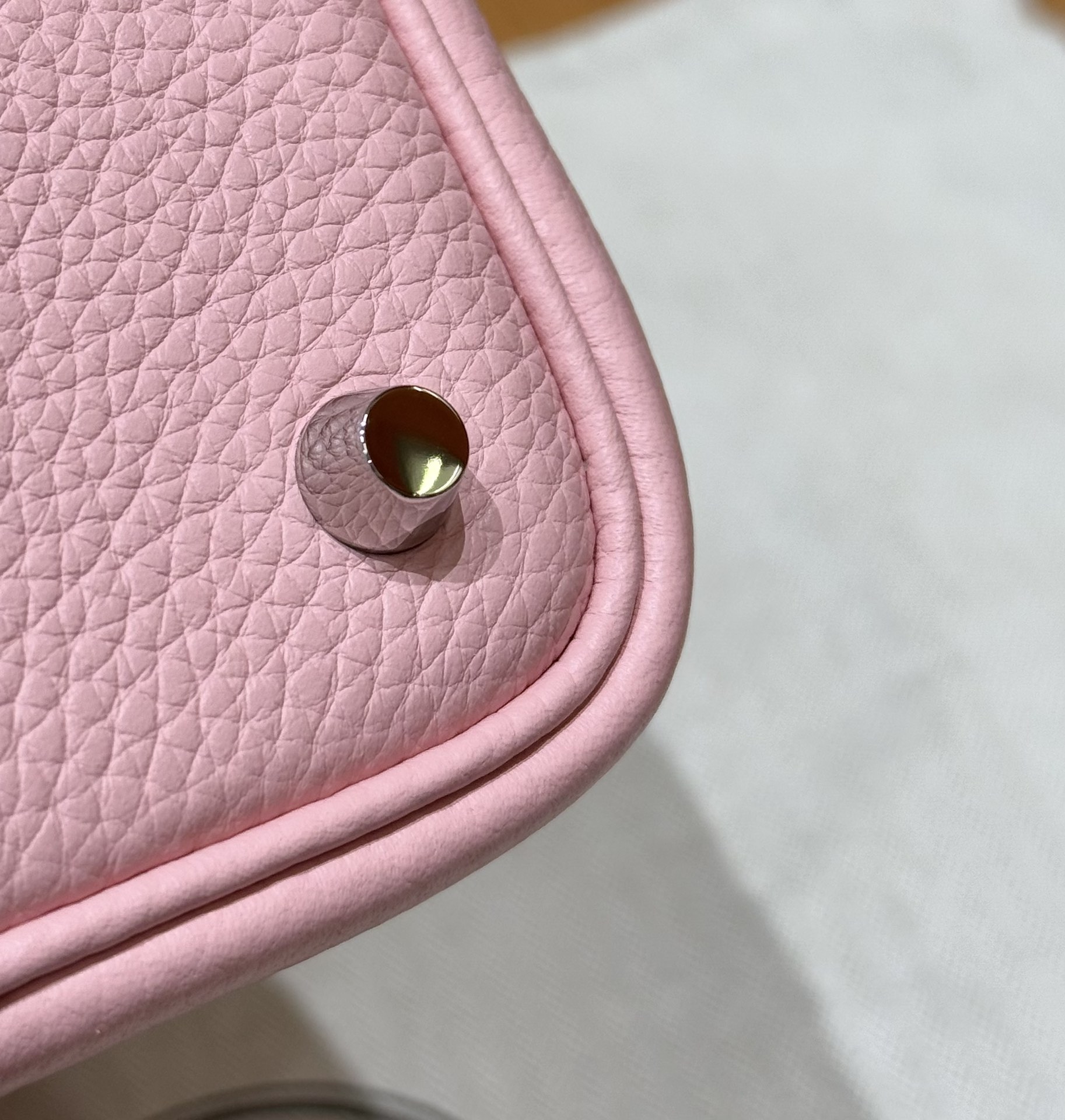 Hermès  Picotin lock  18 Rose sakura Clemence