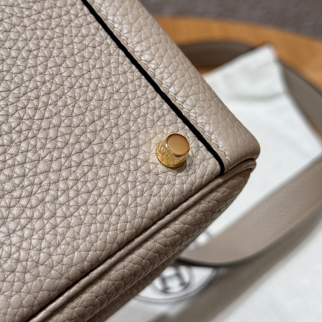 Hermès  Lindy 19 Gris tourterelle Clemence