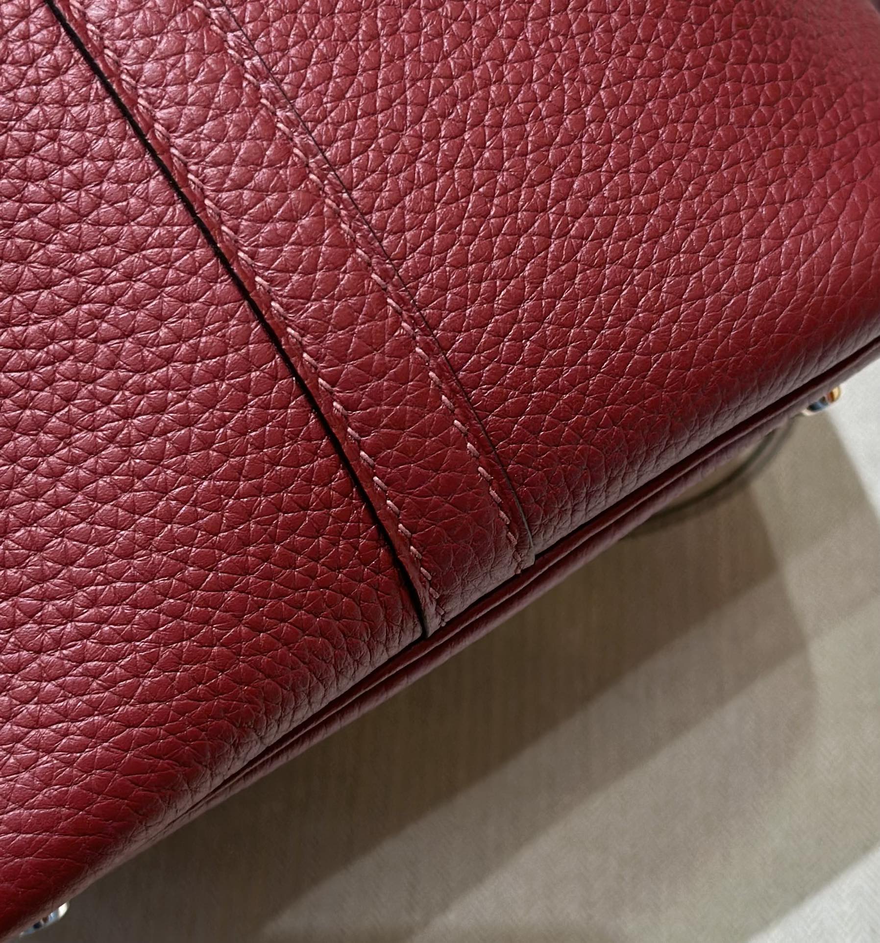 Hermès  Picotin lock  22 Rouge H Clemence