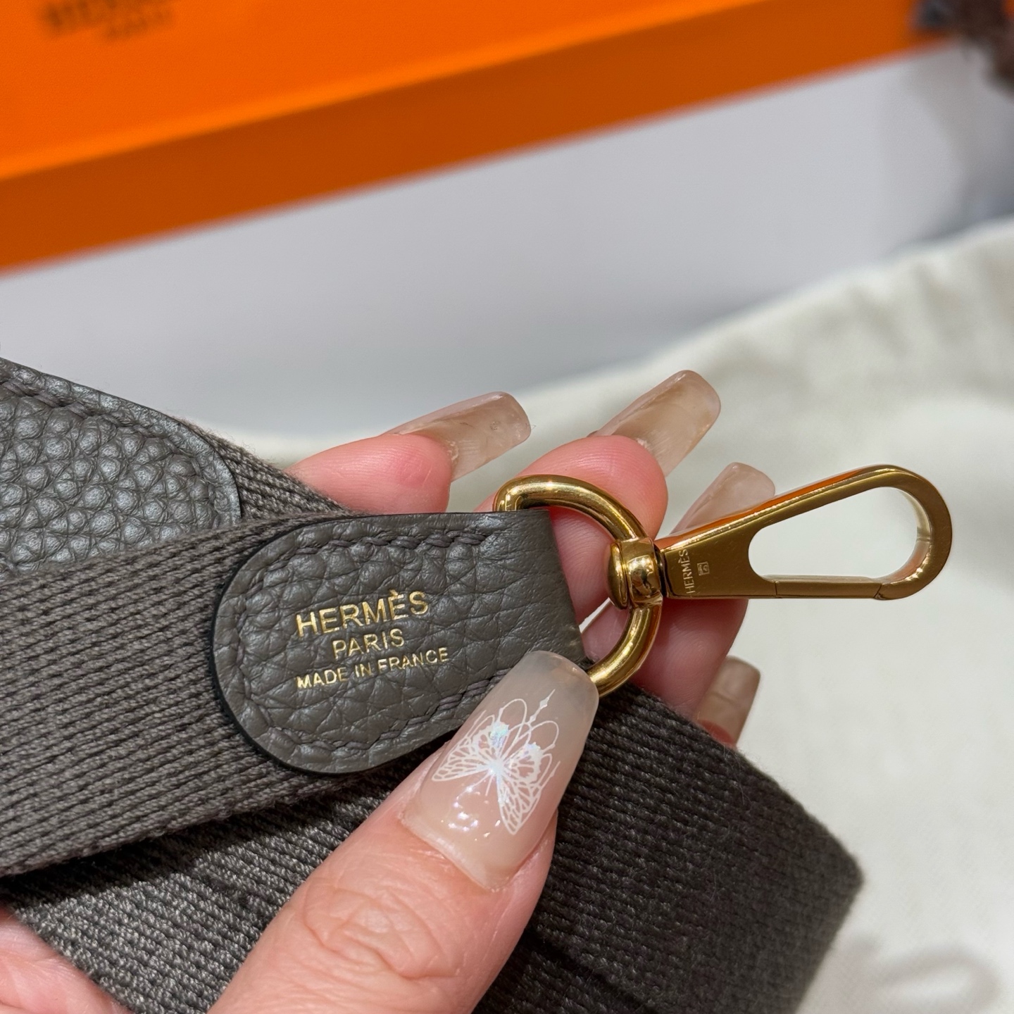 Hermès  Evelyne 16 Gris Etain Clemence
