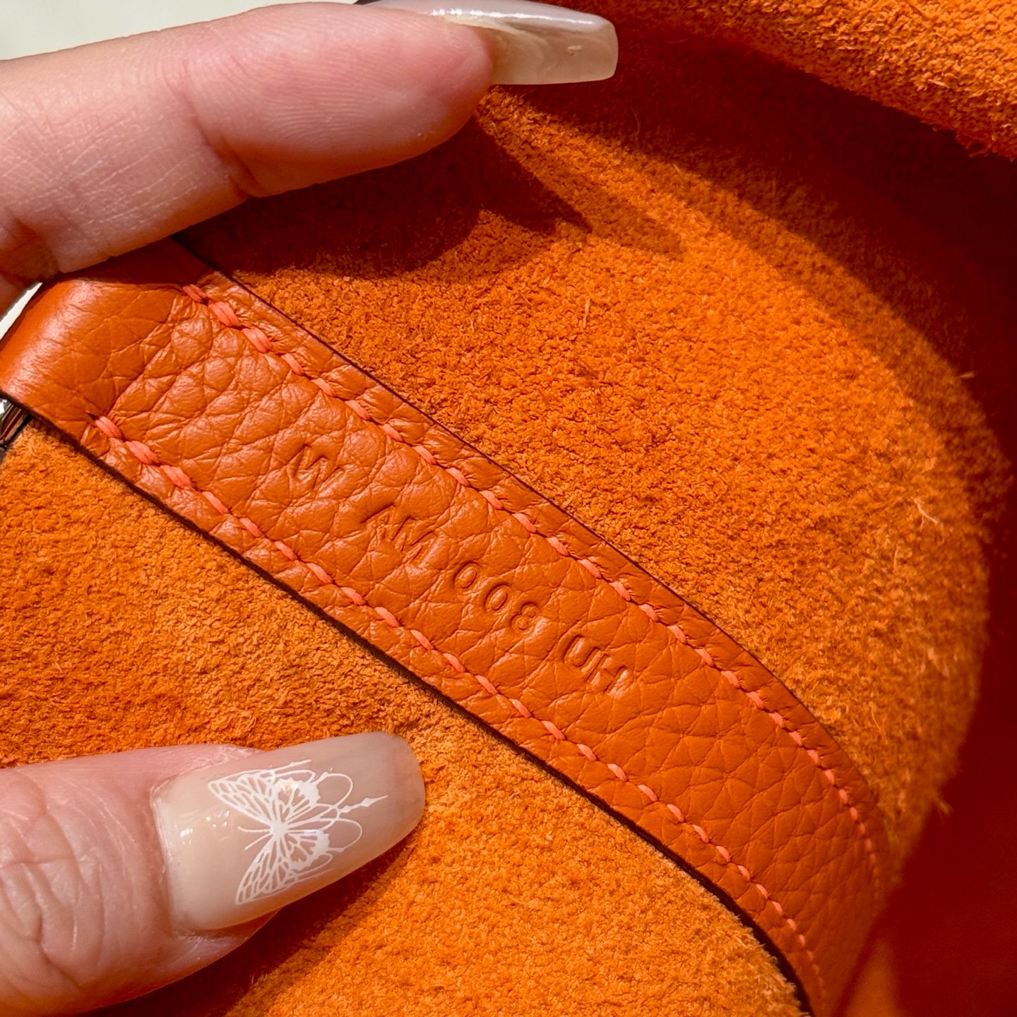 Hermès  Picotin lock 22 Orange Clemence