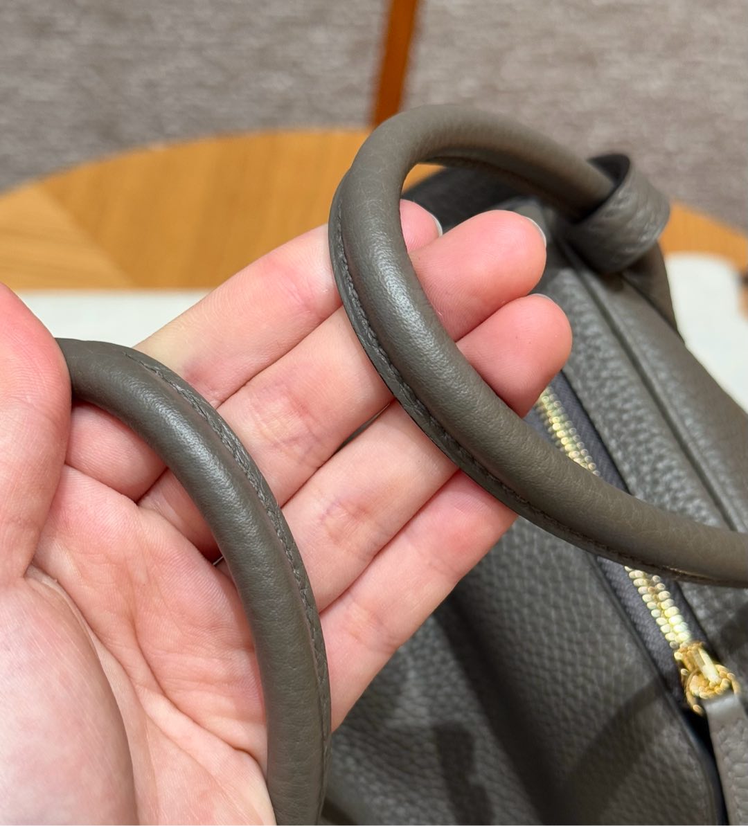 Hermès  Lindy 26  Girs etain Clemence