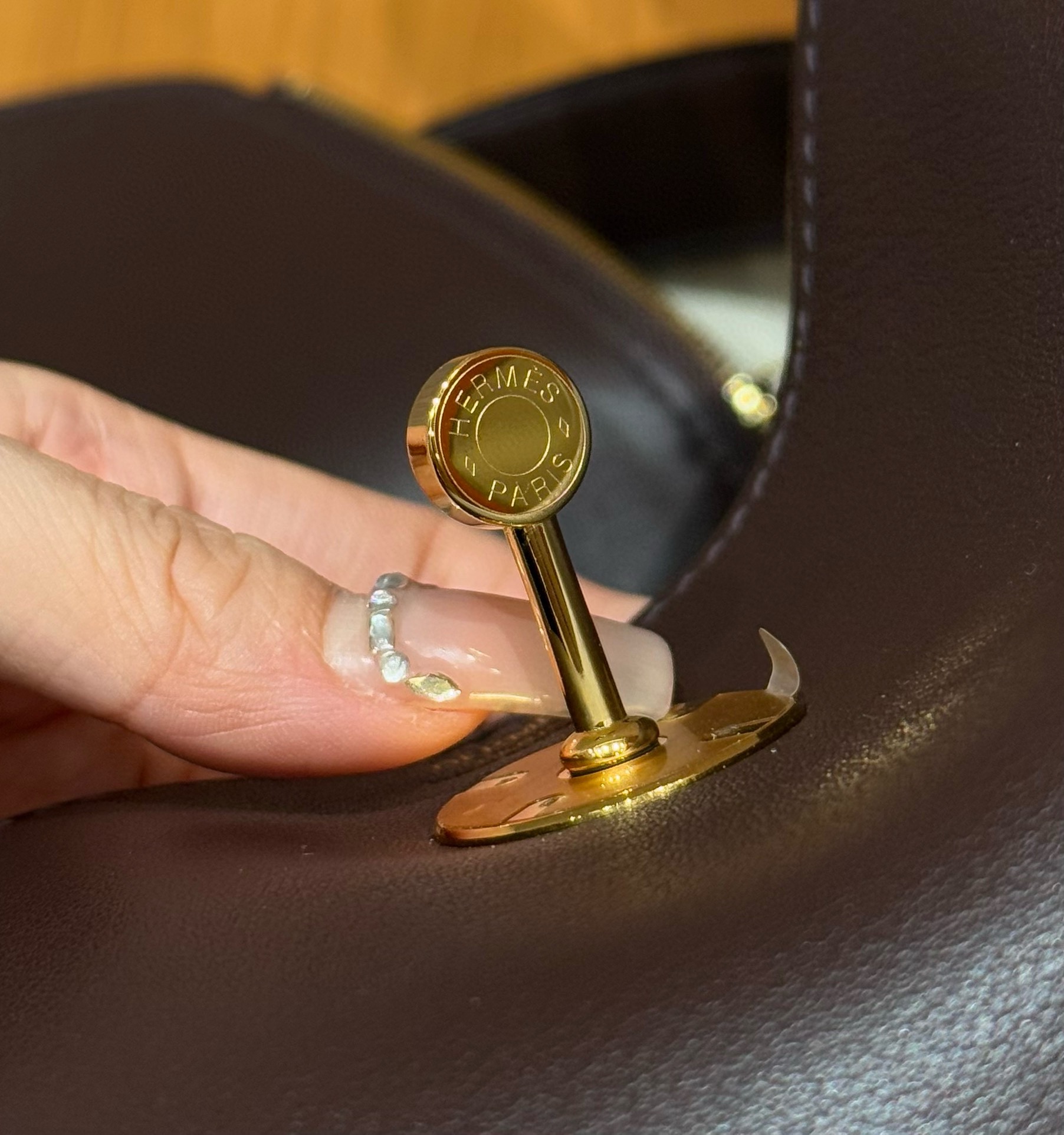 Hermès  Lindy 26 Rouge Sellier Swift