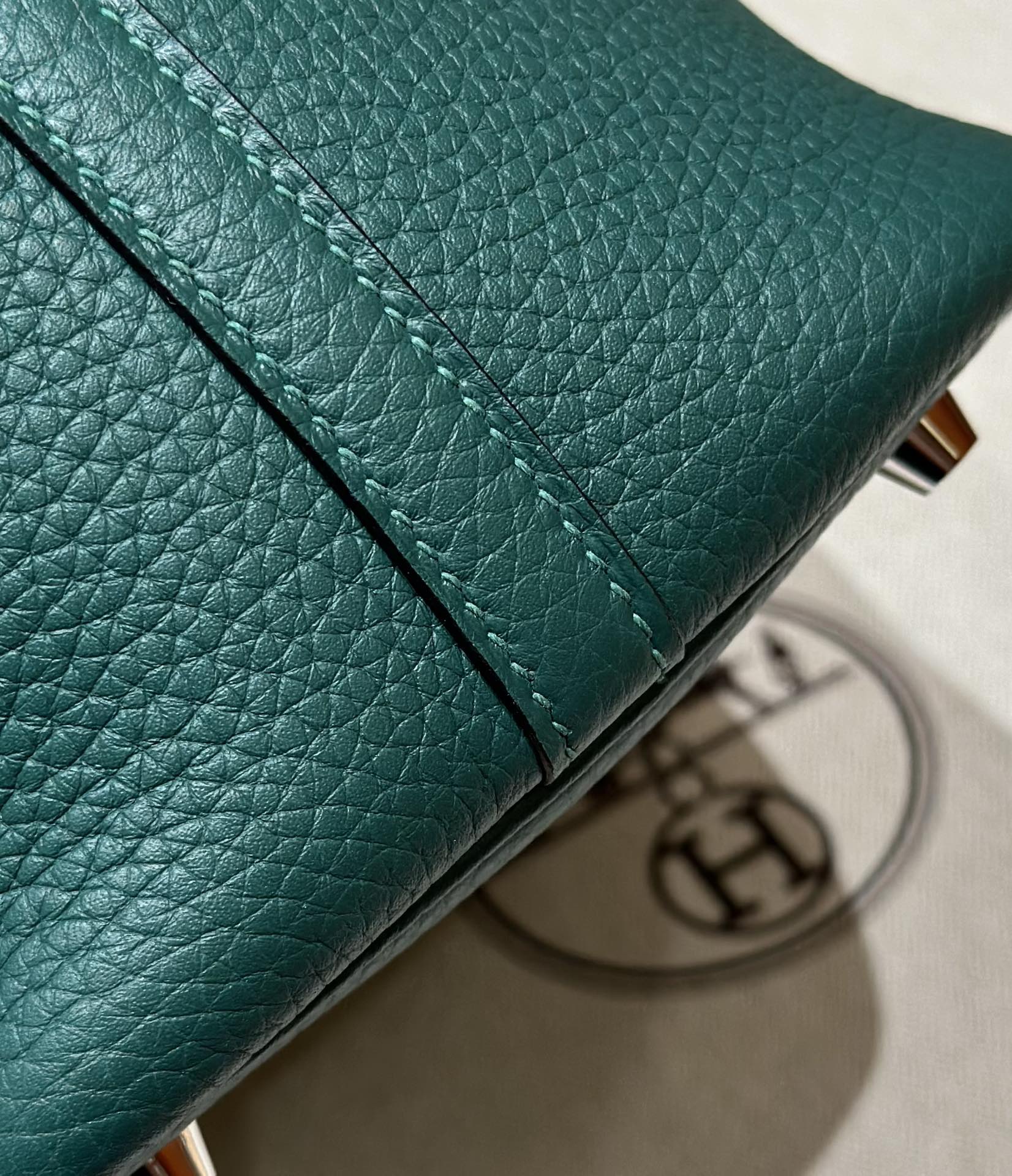 Hermès  Picotin lock  18  Malachite Clemence