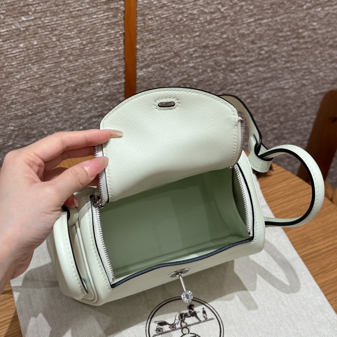 Hermès  Lindy 19 Vert Fizz Swift