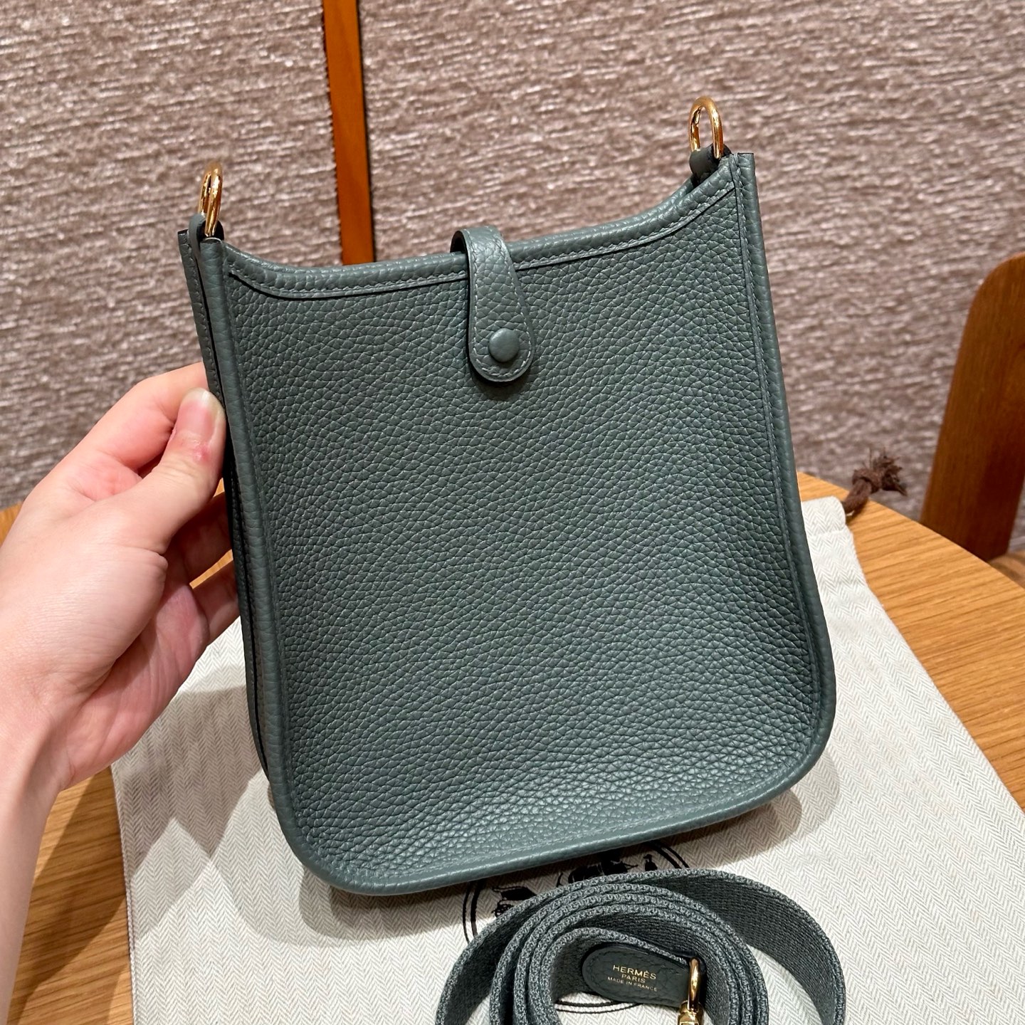 Hermès  Evelyne 16 Vert Amanda  Clemence