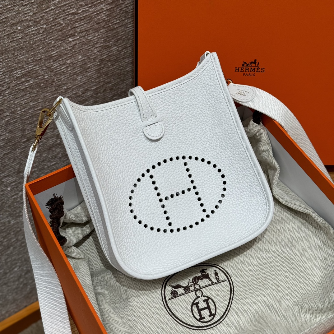 Hermès  Evelyne 16 Blanc Clemence
