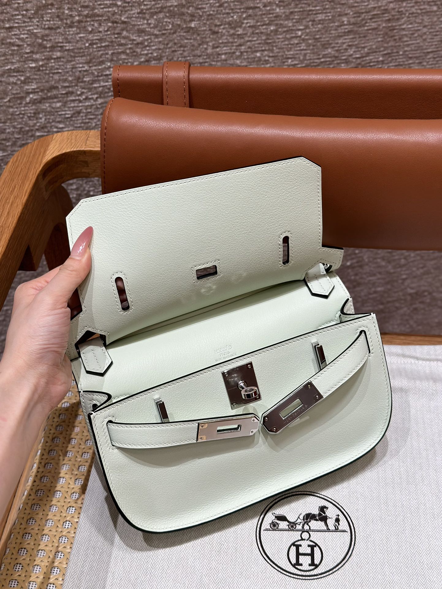 Hermès  Jypsiere 23 Vert Fizz Swift