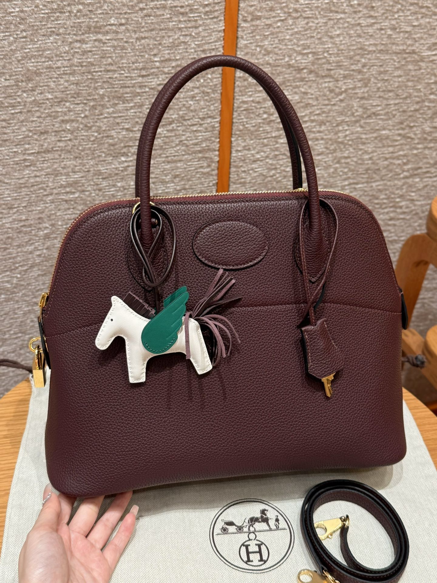 Hermès Bolide 31  Rouge H  Togo