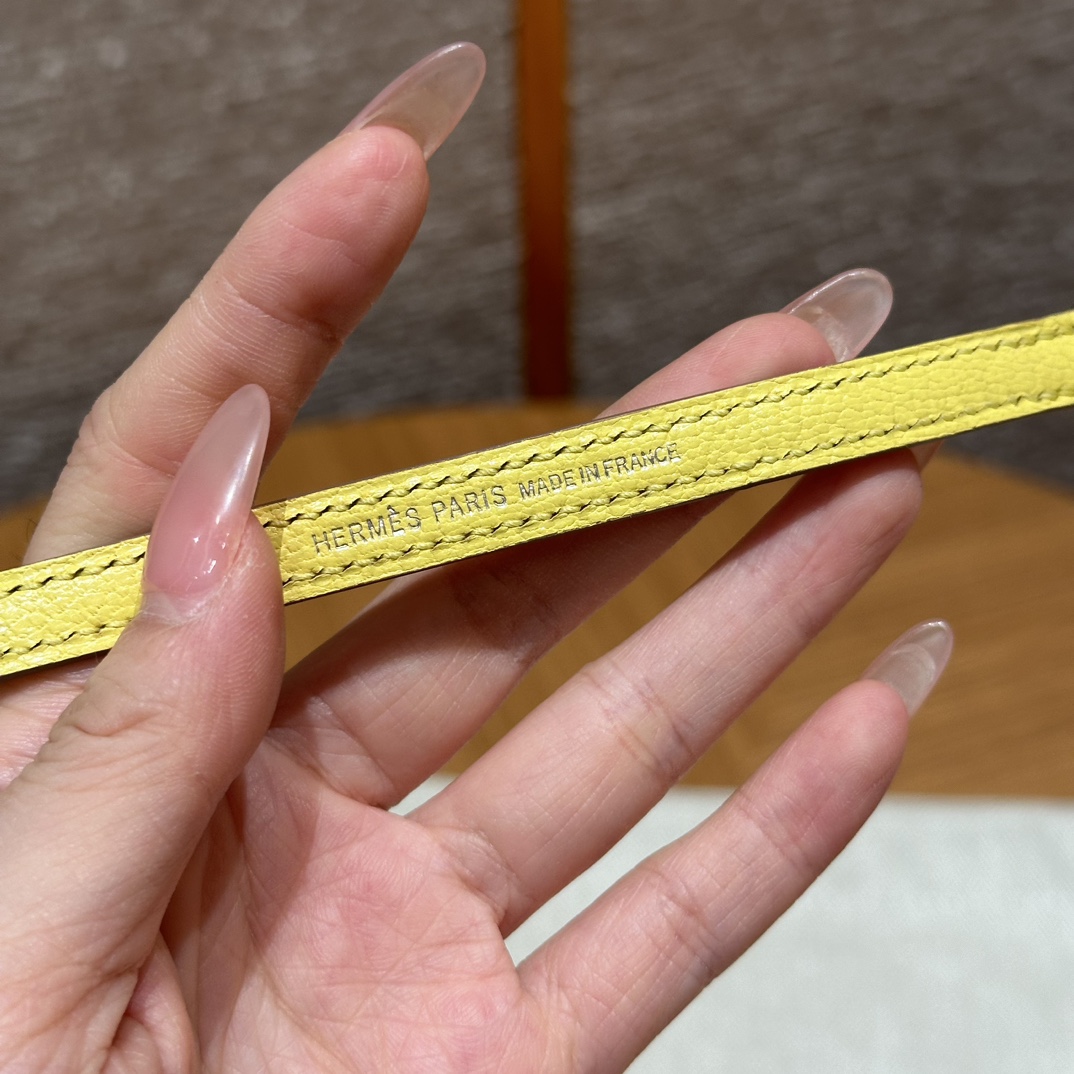 Hermès Bolide 21 Lime  Chever