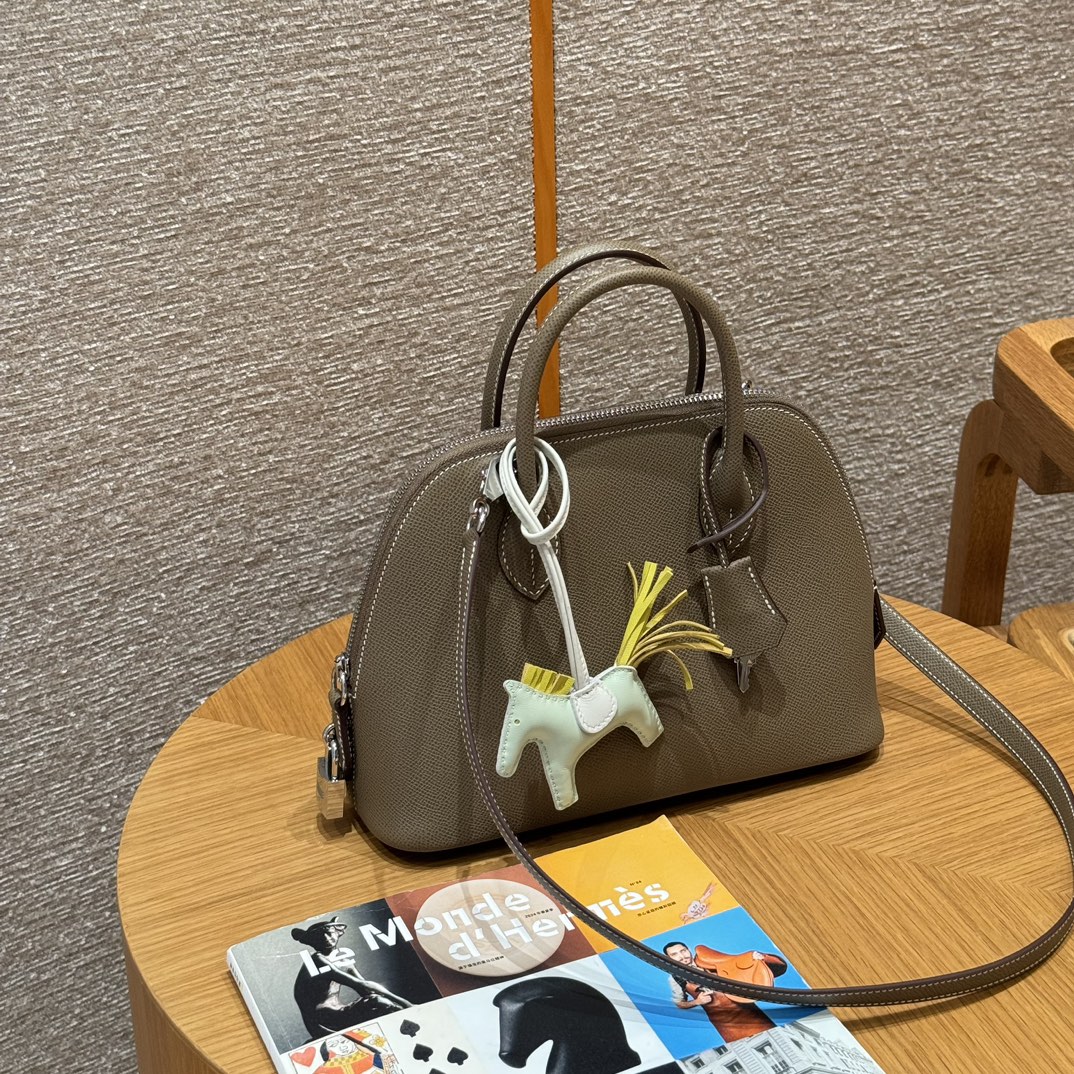 Hermès Bolide 25 Etoupe Epsom